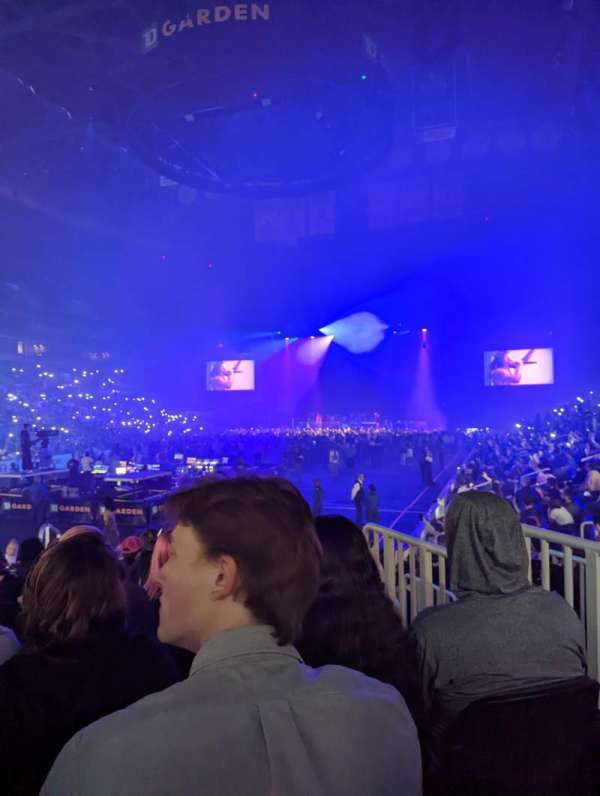 TD Garden, section: 5, row: 10, seat: 4