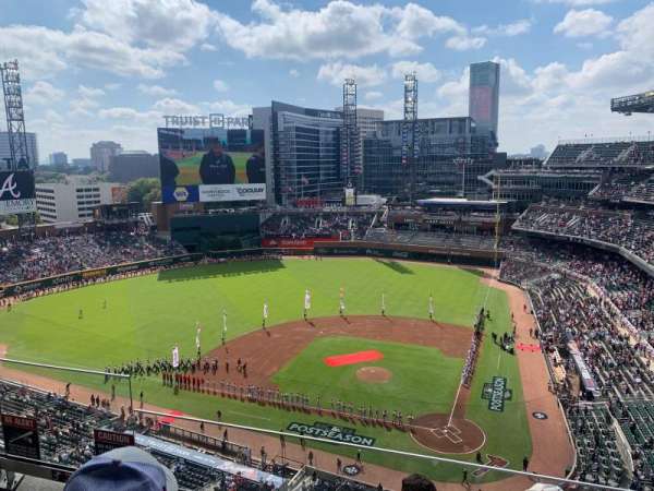 Truist Park, section: 429, row: 4, seat: 9