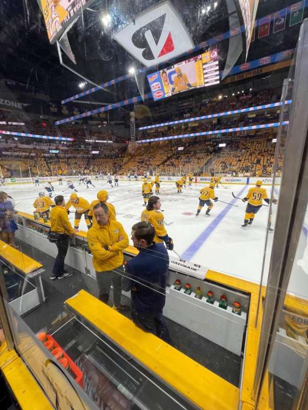Bridgestone Arena, section: 116, row: CC, seat: 3