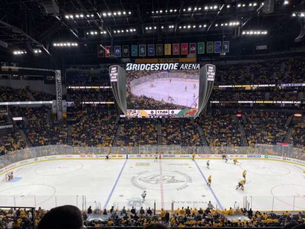 Bridgestone Arena, section: 216, row: G, seat: 17