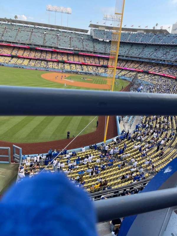 Dodger Stadium, section: 261 Club, row: A, seat: 3