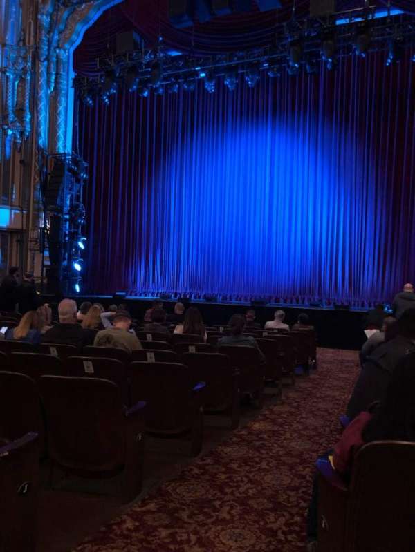 Golden Gate Theatre, section: Orchestra R, row: L, seat: 2