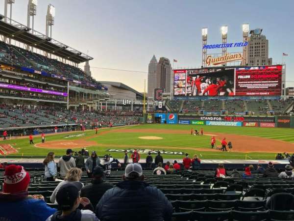 Progressive Field, section: 146, row: Z, seat: 5