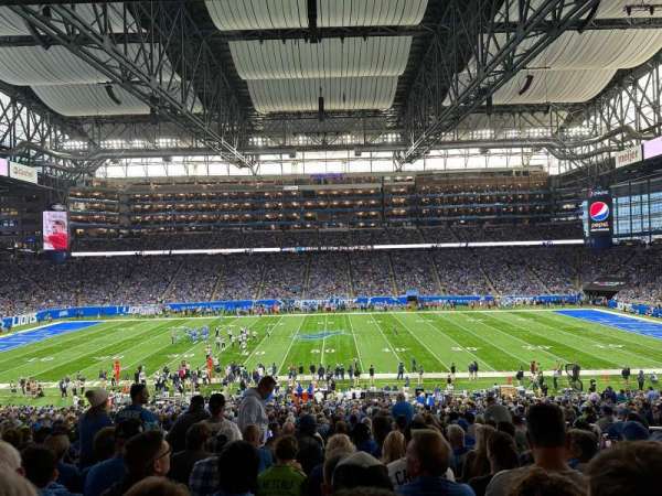Ford Field, section: 127, row: 40, seat: 15