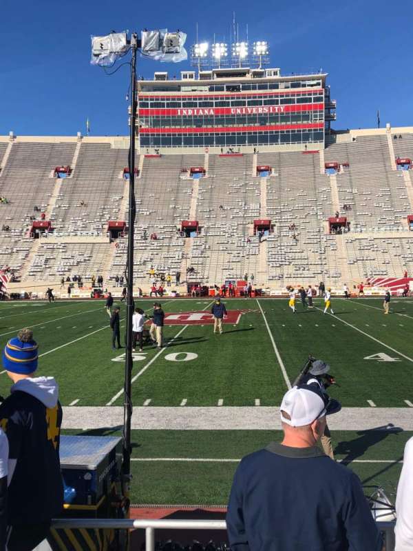 Memorial Stadium, Indiana, section: 26, row: 5, seat: 3