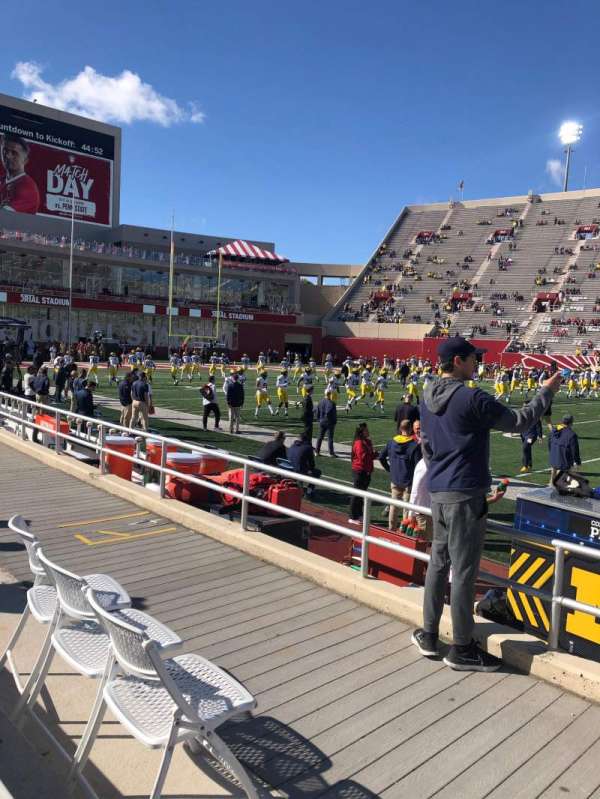 Memorial Stadium, Indiana, section: 26, row: 5, seat: 3