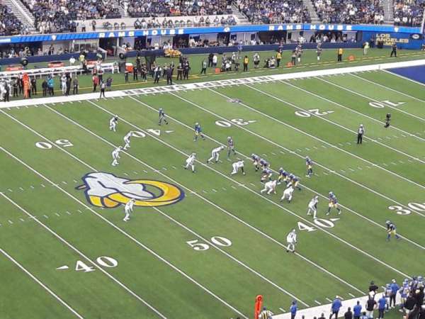 SoFi Stadium, section: 345, row: 9, seat: 8