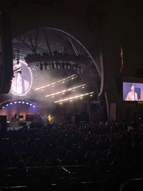 Hollywood Bowl, section: E, row: 7, seat: 33
