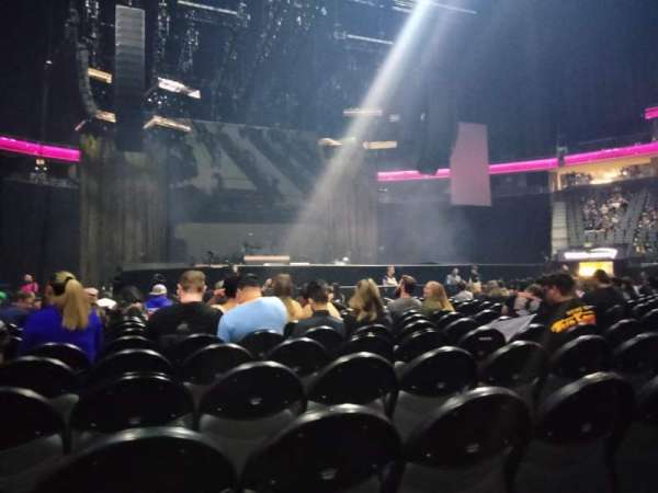 T-Mobile Arena, section: Floor A, row: Q, seat: 9