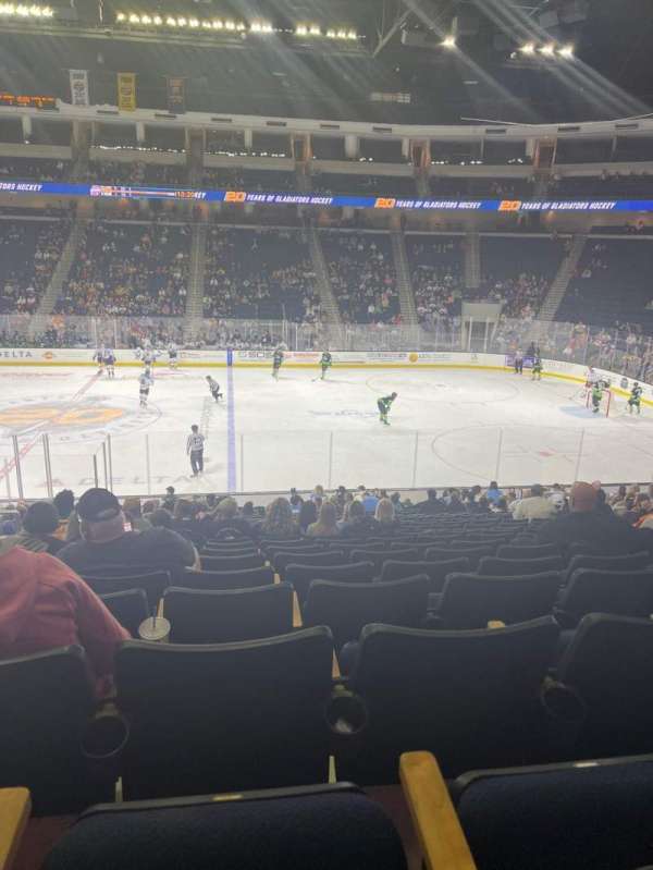 Gas South Arena, section: 119, row: V, seat: 15
