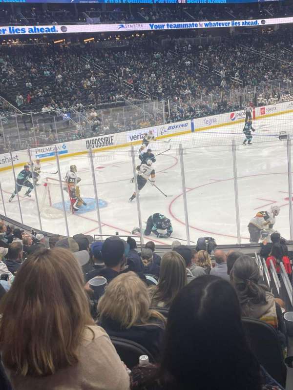 Climate Pledge Arena, section: 19, row: N, seat: 3