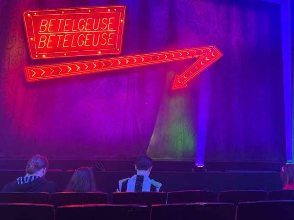 Marquis Theatre, section: Orchestra C, row: D, seat: 107