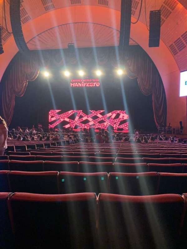 Radio City Music Hall, section: Orchestra 3, row: A, seat: 309