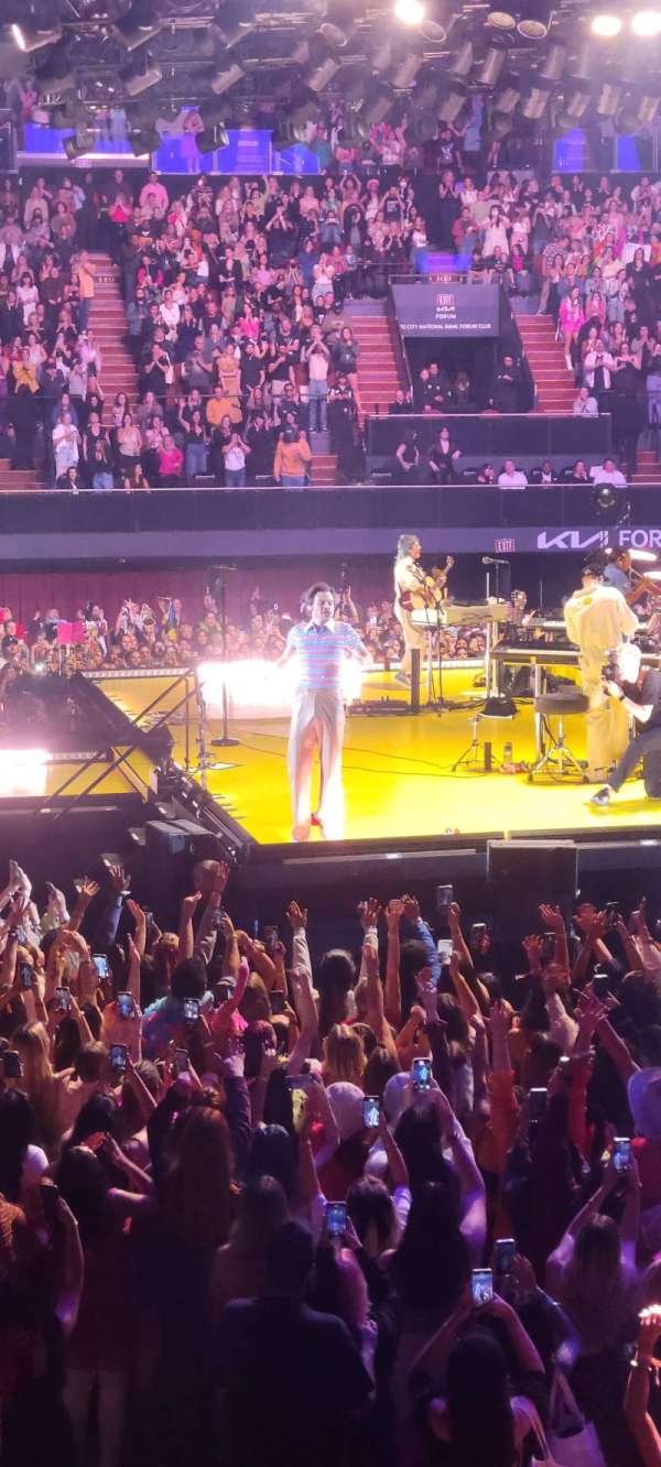 Kia Forum, section: 126, row: 3, seat: 10