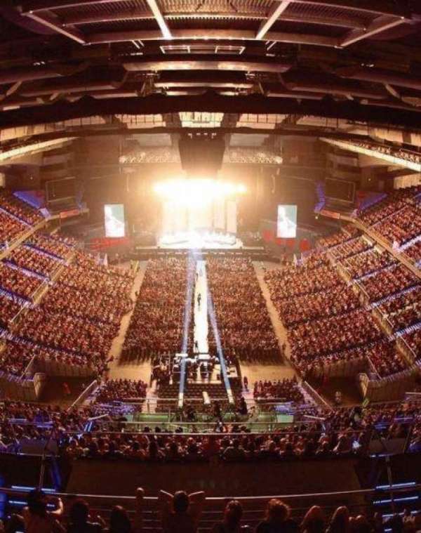 Movistar Arena, Madrid, section: 8, row: 9, seat: 3