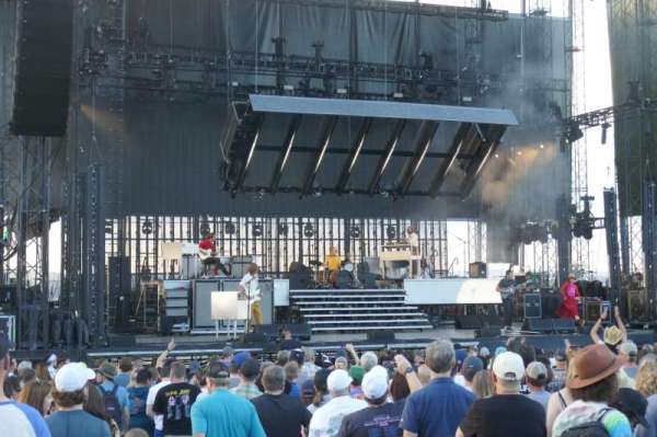 Gorge Amphitheatre, section: 204, row: 1, seat: 7