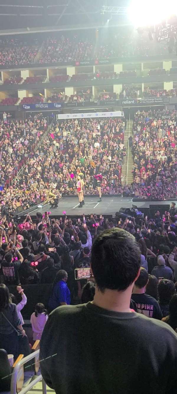 Toyota Center, section: 106, row: 8, seat: 16