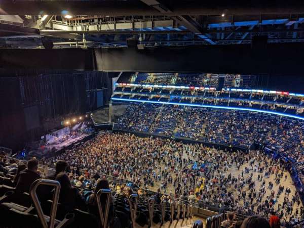 The O2, London, section: 405, row: U, seat: 563