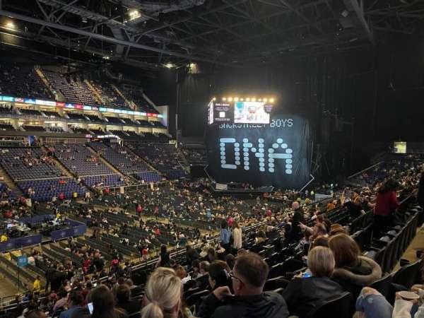 The O2, London, section: 110, row: Z, seat: 284