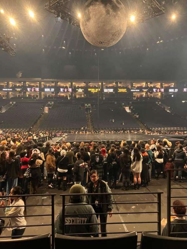 Oakland Arena, section: 101, row: 3, seat: 2