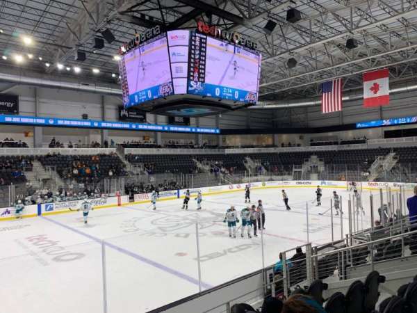 Tech CU Arena, section: 105, row: 8, seat: 15