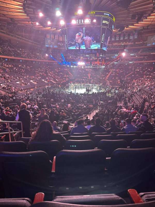 Madison Square Garden, section: 102, row: 15, seat: 2