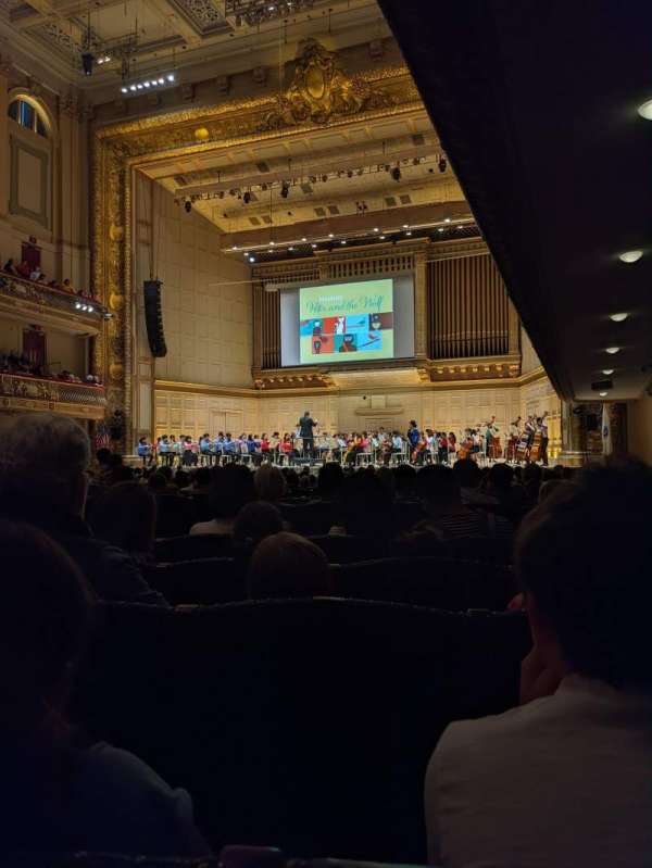 Symphony Hall, Boston, section: Orchestra, row: BB, seat: 3
