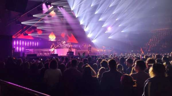 The O2, London, section: 101, row: WC1, seat: 7