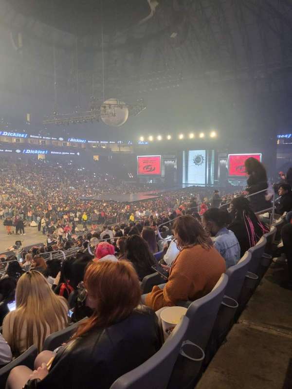 Dickies Arena, section: 110, row: 17, seat: 9