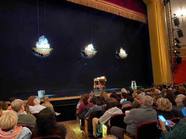 St. James Theatre, section: Orchestra L, row: G, seat: 1