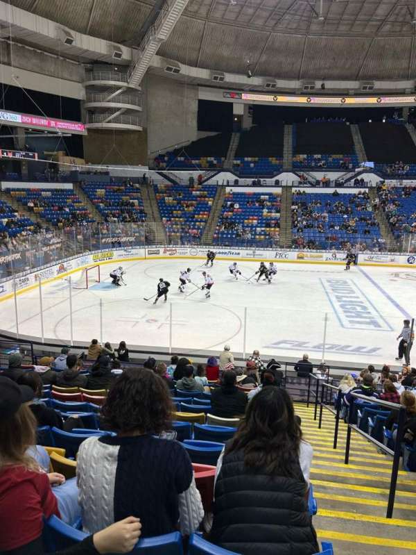Crown Coliseum, section: 107, row: N, seat: 1