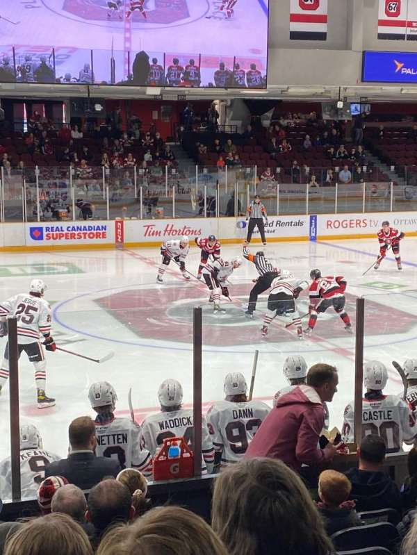 TD Place Arena, section: 20, row: H, seat: 16