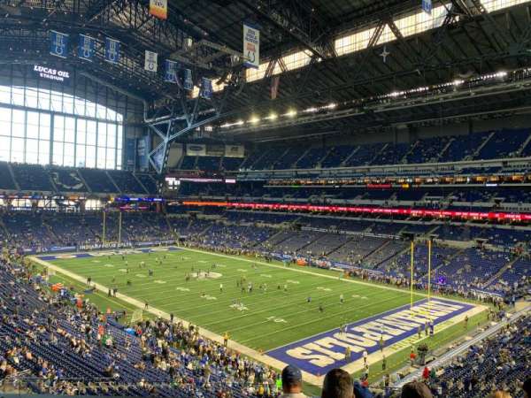 Lucas Oil Stadium, section: 333, row: 6, seat: 7
