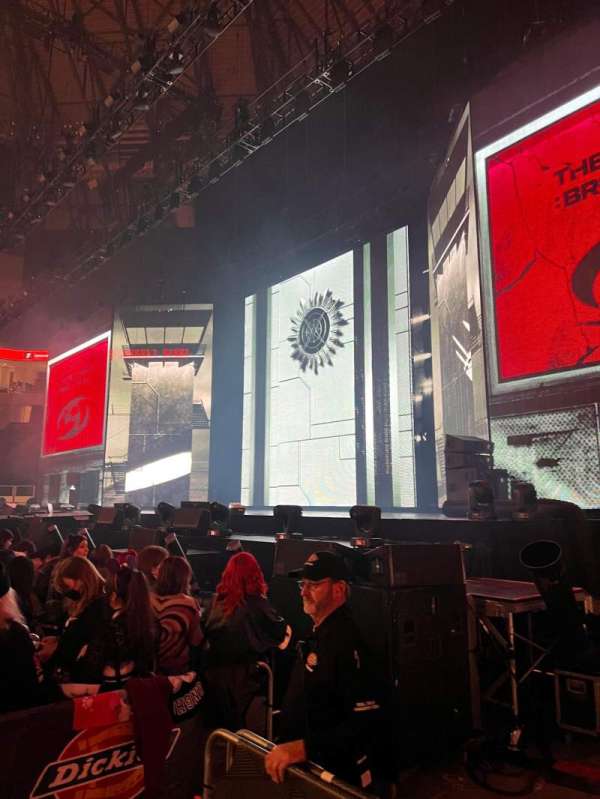 Dickies Arena, section: 104, row: 2, seat: 6