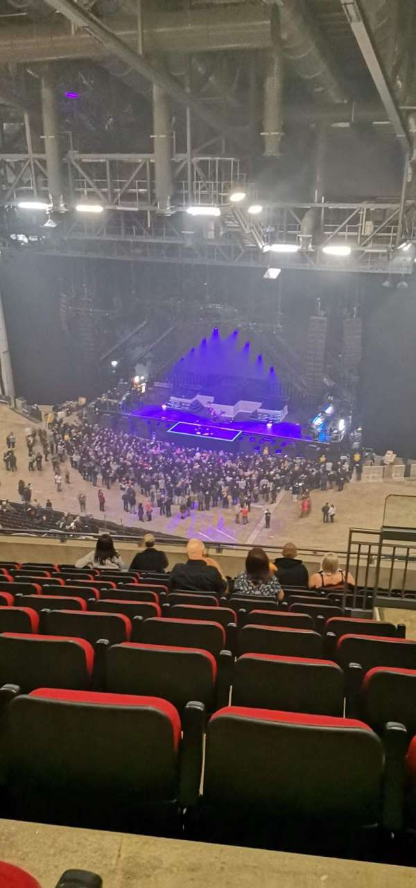 First Direct Bank Arena, section: 329, row: LL, seat: 22