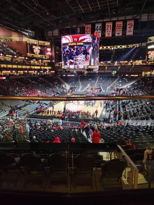 State Farm Arena, section: T4, row: B, seat: 2