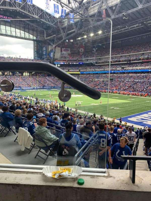 Lucas Oil Stadium, section: 233, row: 1, seat: 13