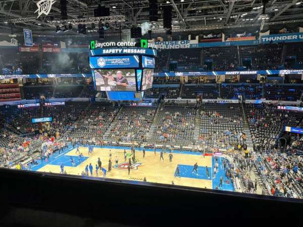 Paycom Center, section: 322, row: A, seat: 11