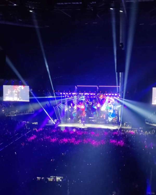The O2, London, section: 413, row: C, seat: 423