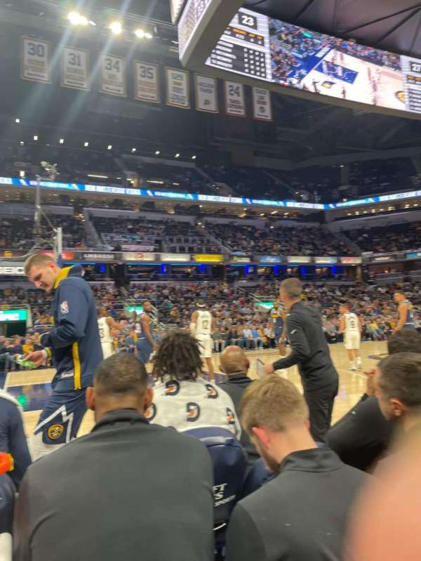 Gainbridge Fieldhouse, section: E, row: 4, seat: 5