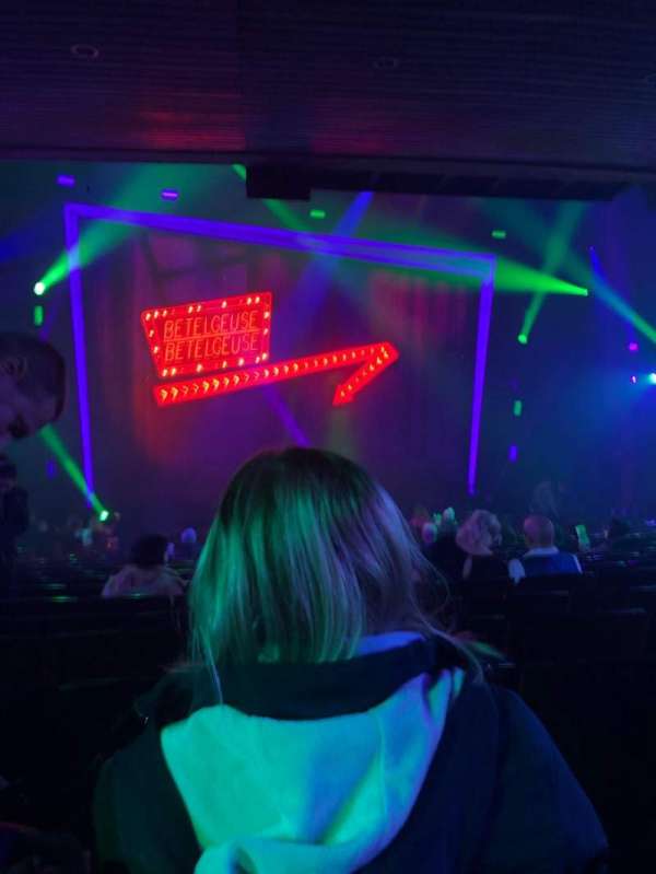Marquis Theatre, section: Orchestra C, row: T, seat: 109