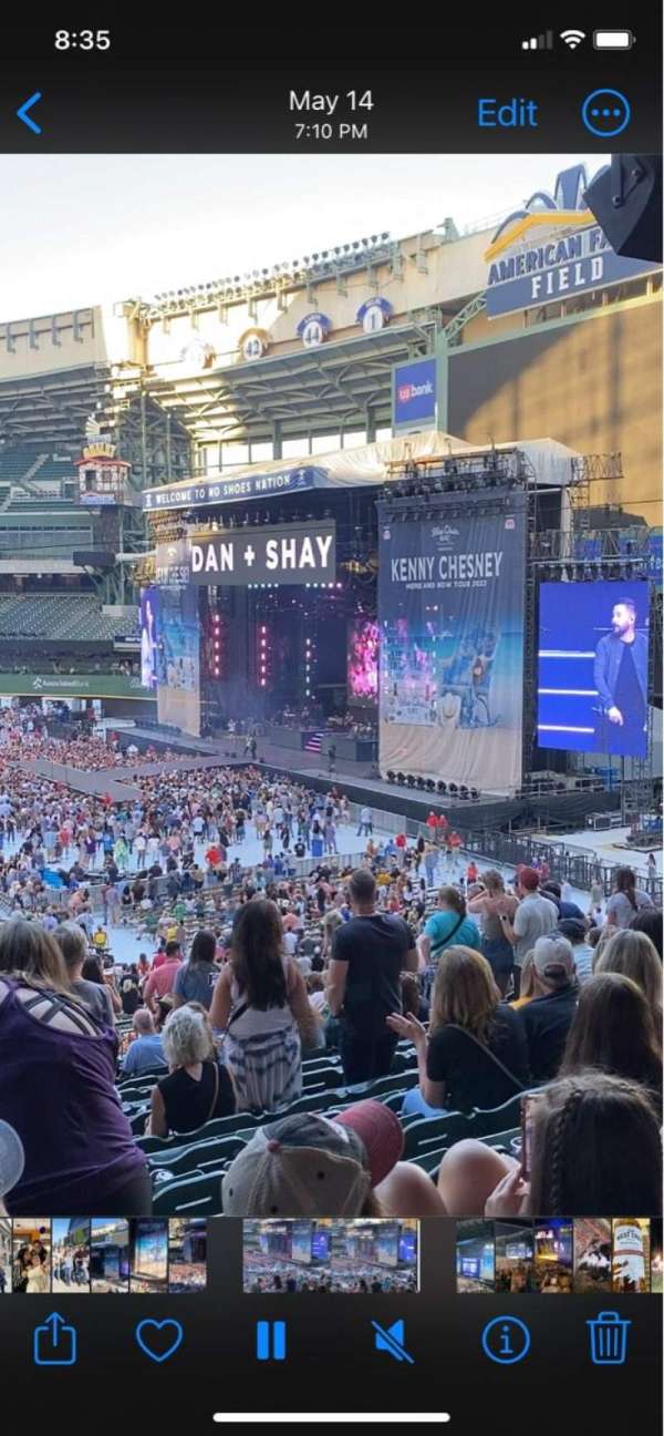American Family Field, section: 207, row: 17, seat: 2
