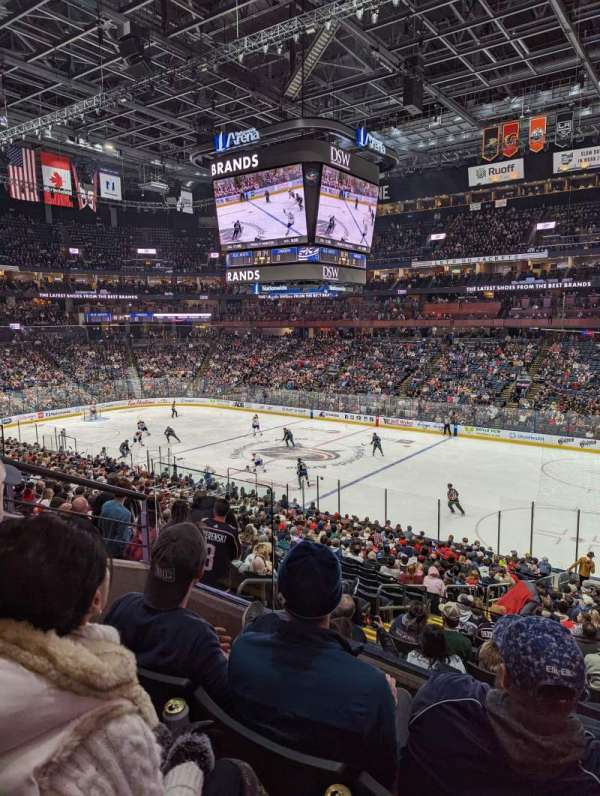 Nationwide Arena, section: C1, row: C, seat: 11