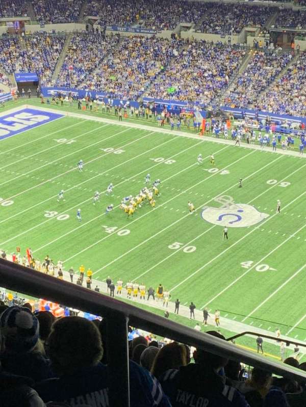 Lucas Oil Stadium, section: 609, row: 14, seat: 24