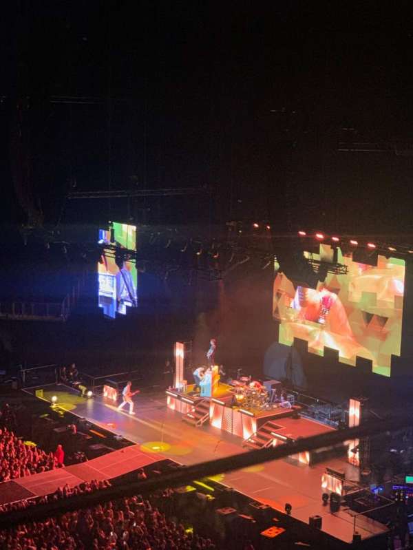 The O2, London, section: 420, row: A, seat: 921