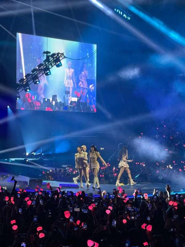 The O2, London, section: 102, row: G, seat: 85