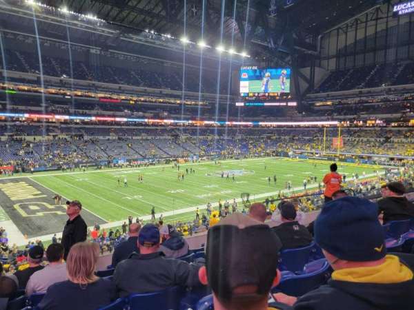 Lucas Oil Stadium, section: 245, row: 7, seat: 11