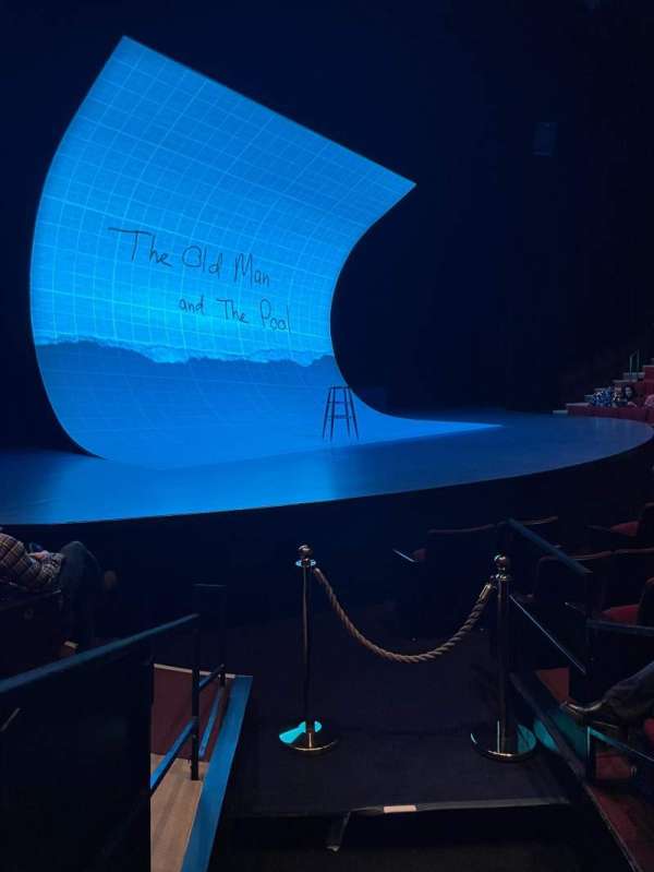 Vivian Beaumont Theater, section: Orchestra LC, row: F, seat: 205