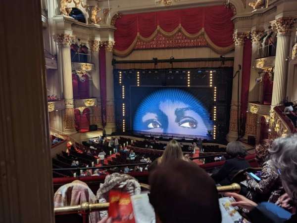 Academy of Music, section: Balcony D, row: B, seat: 6