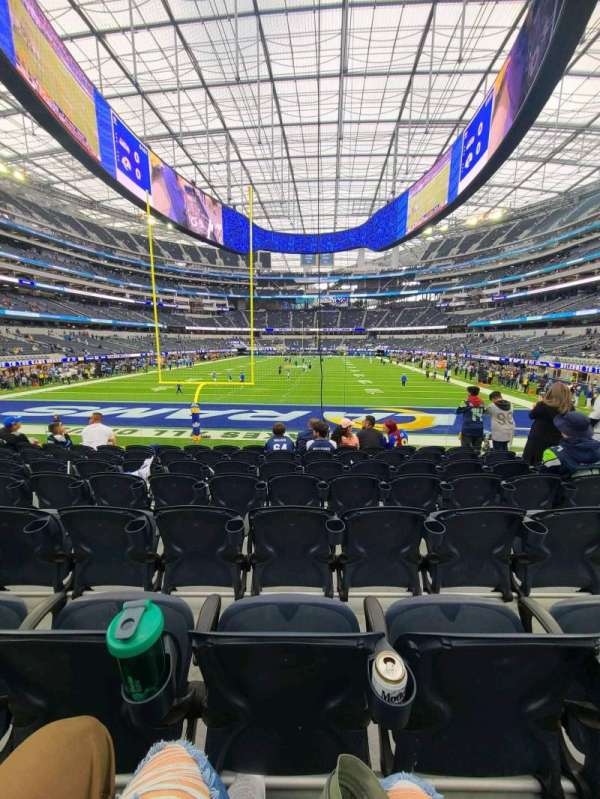 Sofi Stadium, section: 103, row: 7, seat: 8